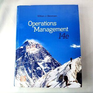 Operations Management 14e Edition By William J. Stevenson Hardcover McGraw Hill